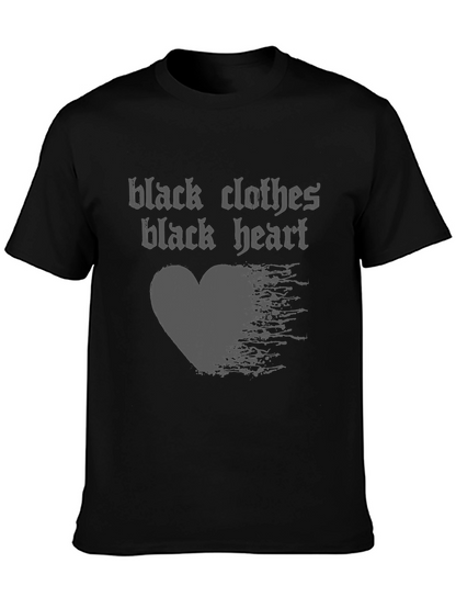 Black Clothes Black Heart Graphic T-Shirt