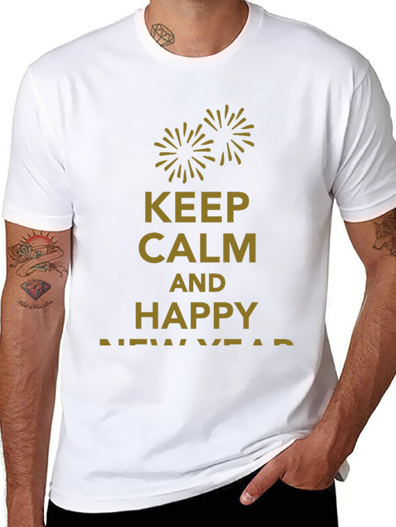 Keep Calm & Happy New Year T-Shirt