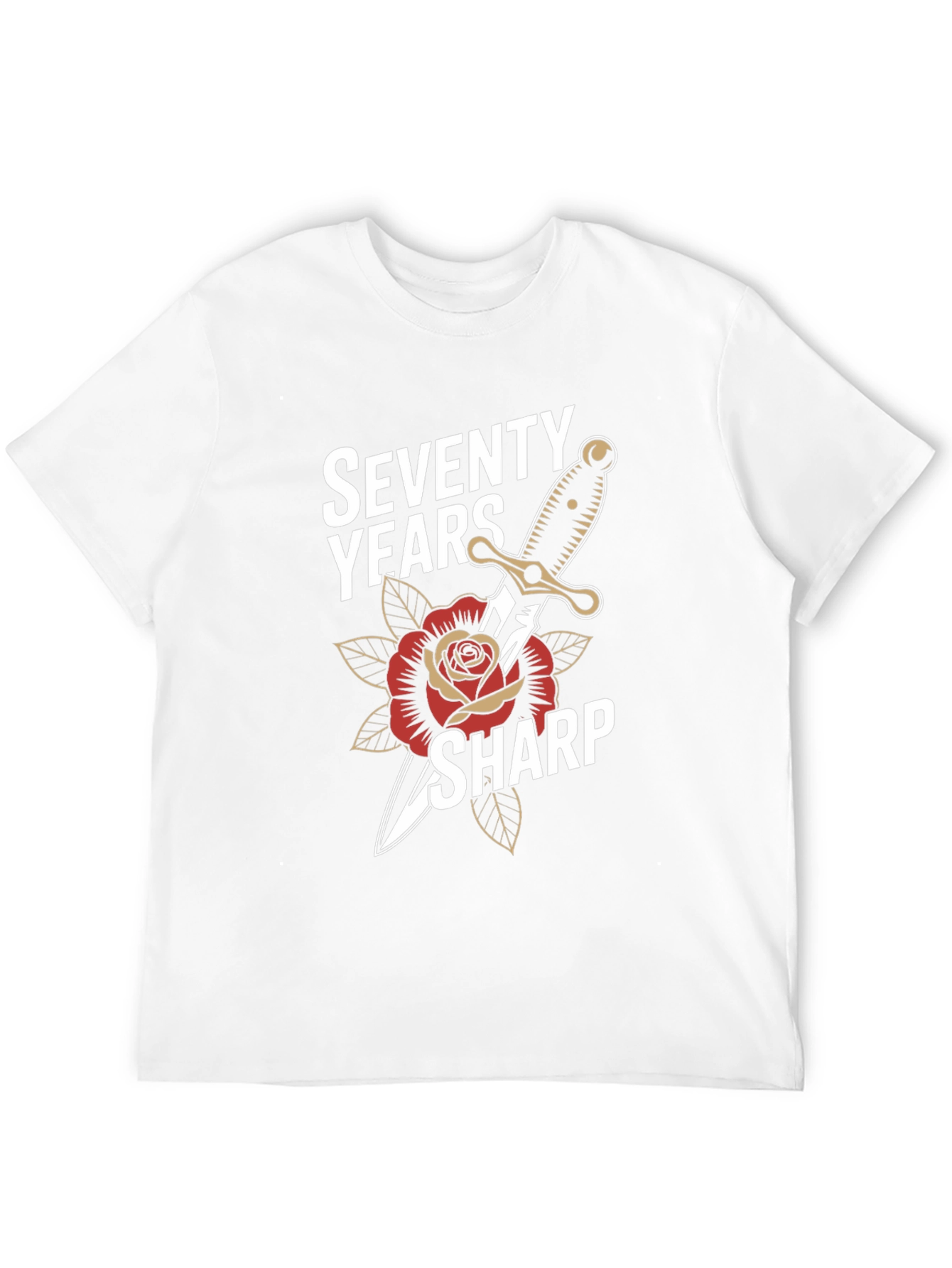 Seventy Years Sharp Graphic T-Shirt