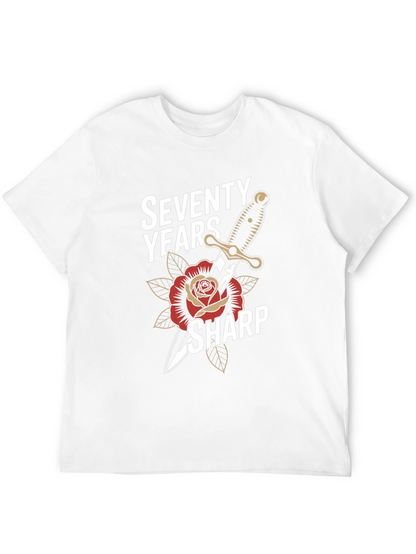 Seventy Years Sharp Graphic T-Shirt