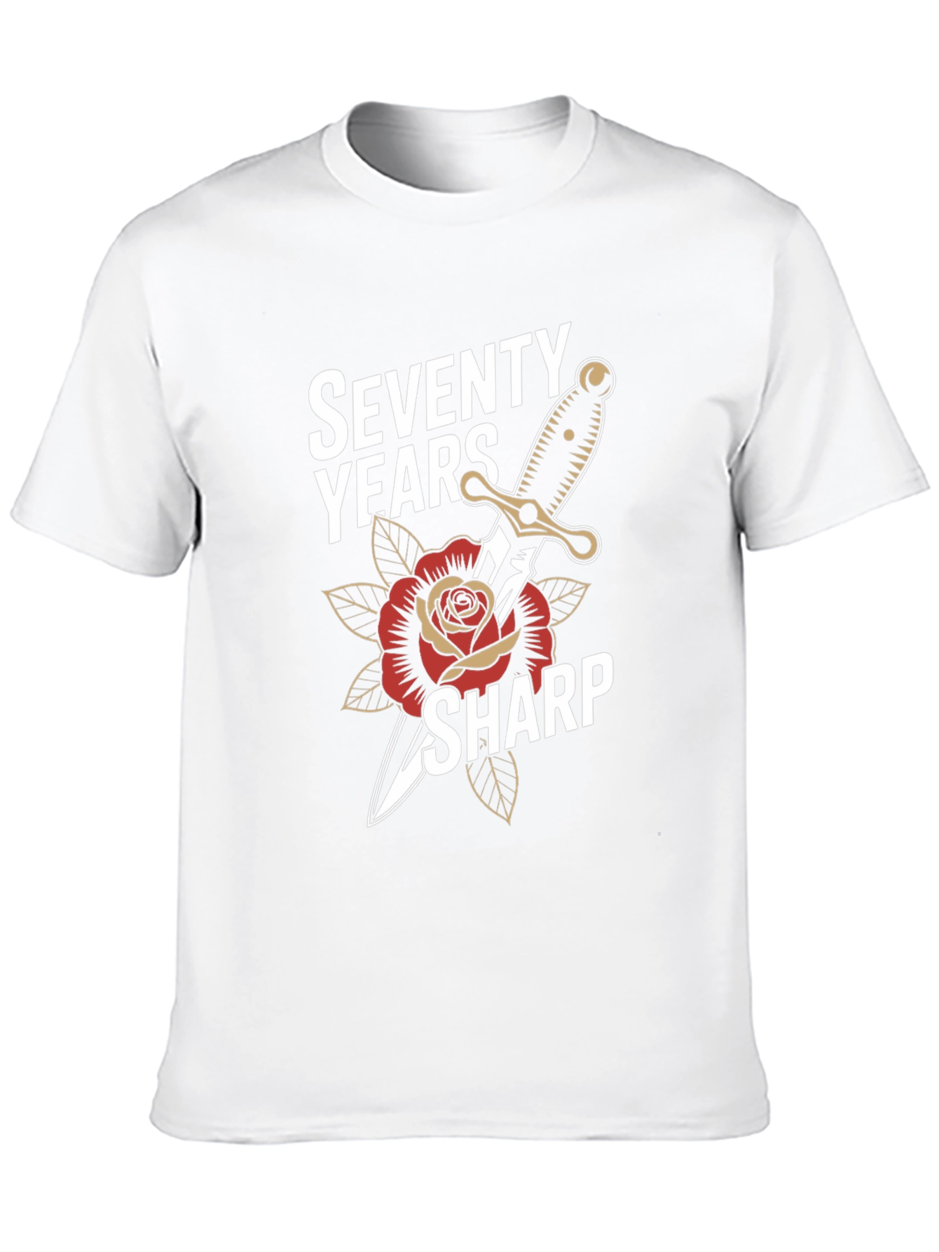 Seventy Years Sharp Graphic T-Shirt