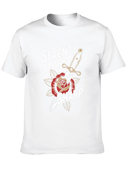 Seventy Years Sharp Graphic T-Shirt