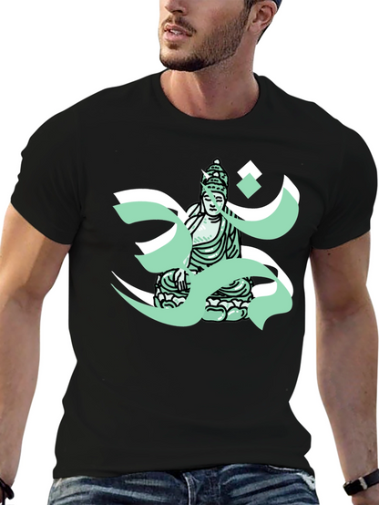 Buddha Om T-Shirt - Meditative Graphic Tee