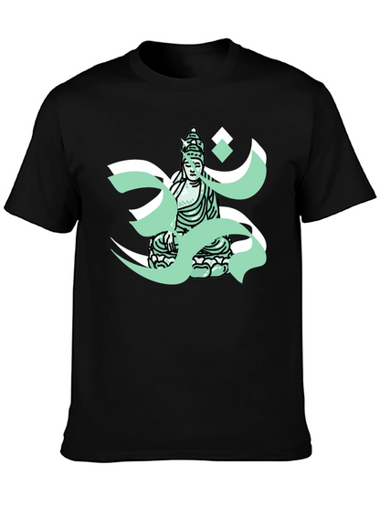 Buddha Om T-Shirt - Meditative Graphic Tee