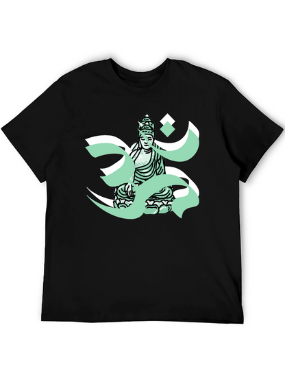 Buddha Om T-Shirt - Meditative Graphic Tee