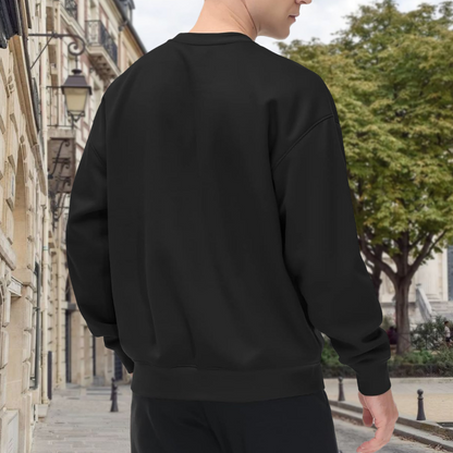 Black Metal Gothic Text Dark Aesthetic Crewneck Sweatshirt