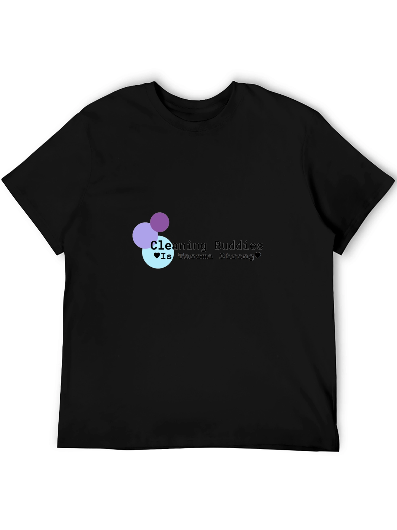 Cleaning Buddies Tacoma Strong Black T-Shirt