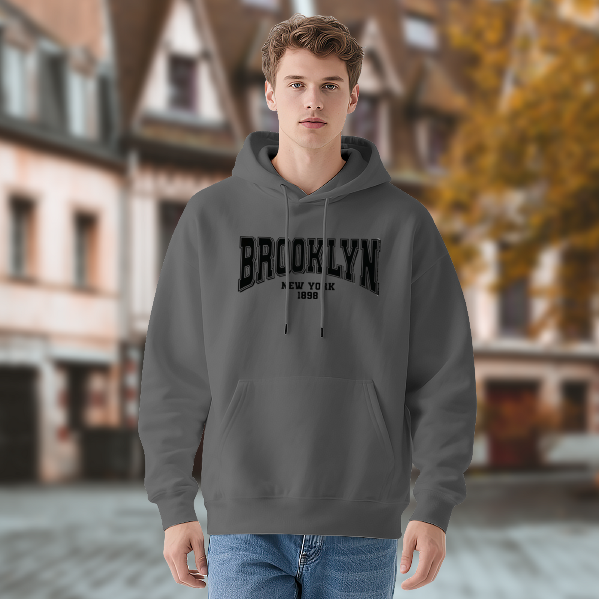 Vintage BROOKLYN 1898 Retro City Hoodie