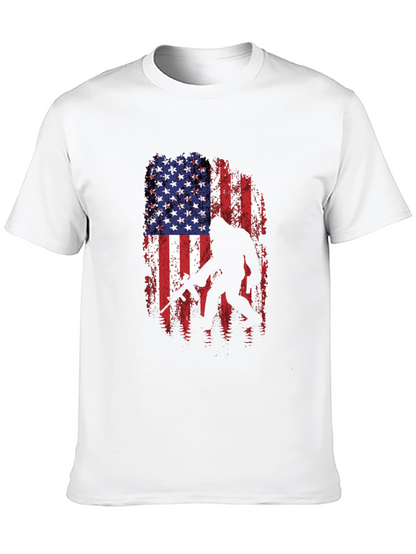 American Flag Bigfoot AR-15 T-Shirt