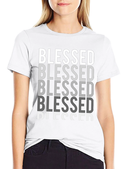 Blessed Graphic Print T-Shirt