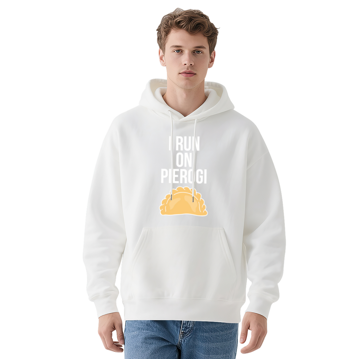I Run On Pierogi Food Lover Hoodie, Cozy Foodie Daily Top