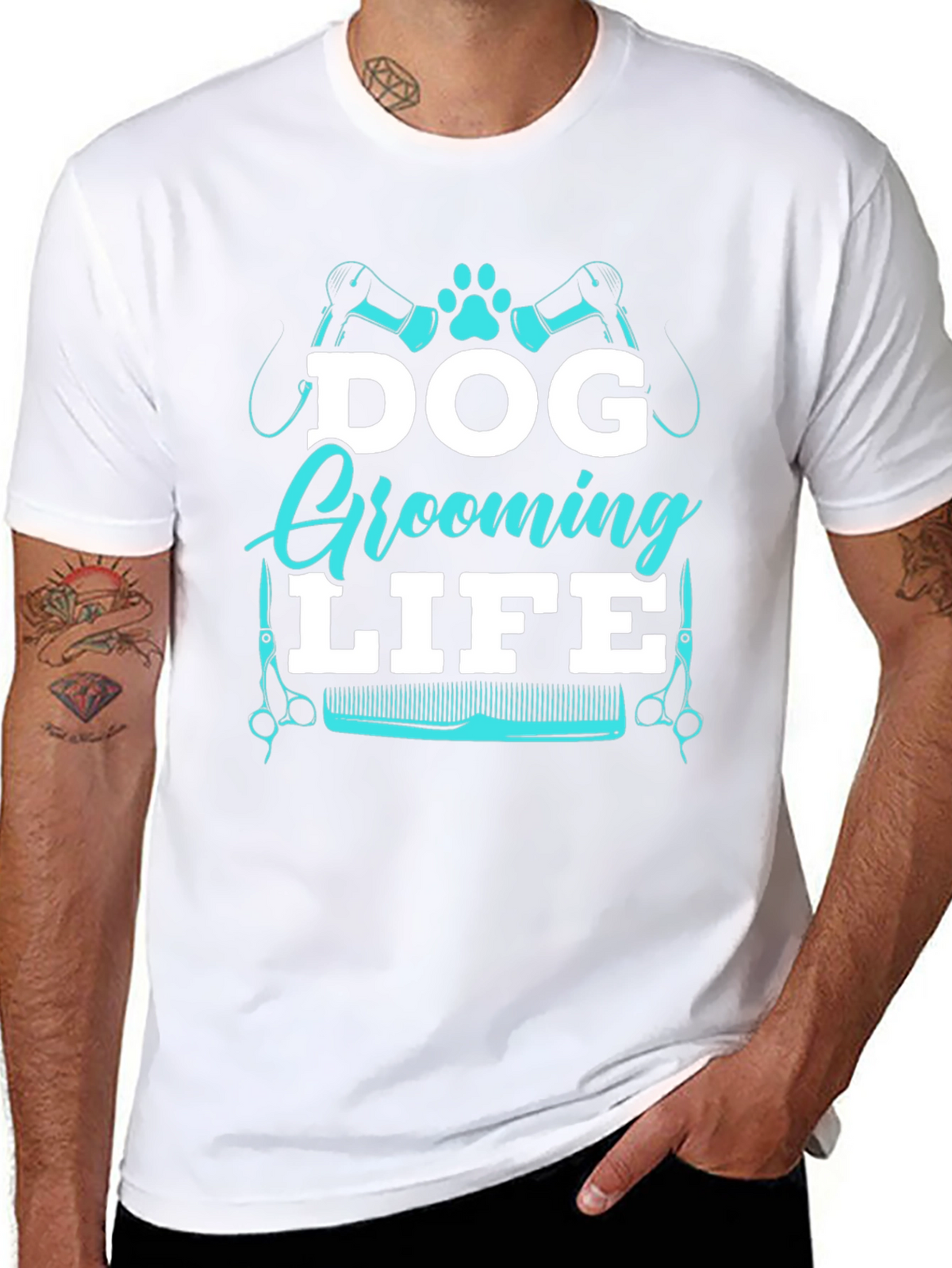 Dog Grooming Life T-Shirt - Unisex Graphic Tee