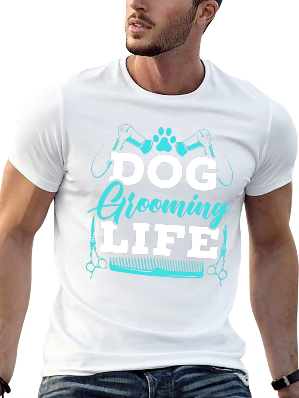 Dog Grooming Life T-Shirt - Unisex Graphic Tee