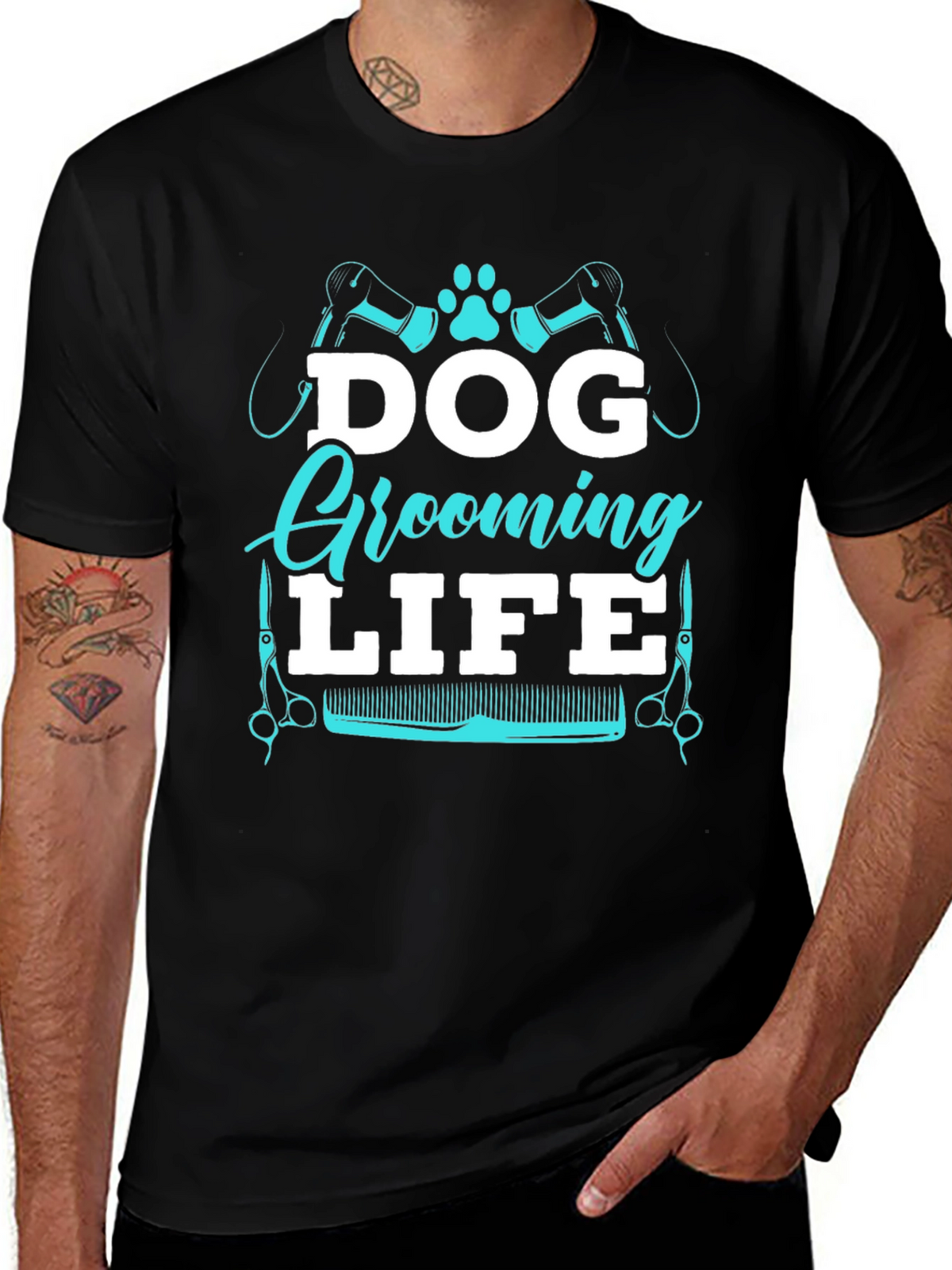 Dog Grooming Life T-Shirt - Unisex Graphic Tee