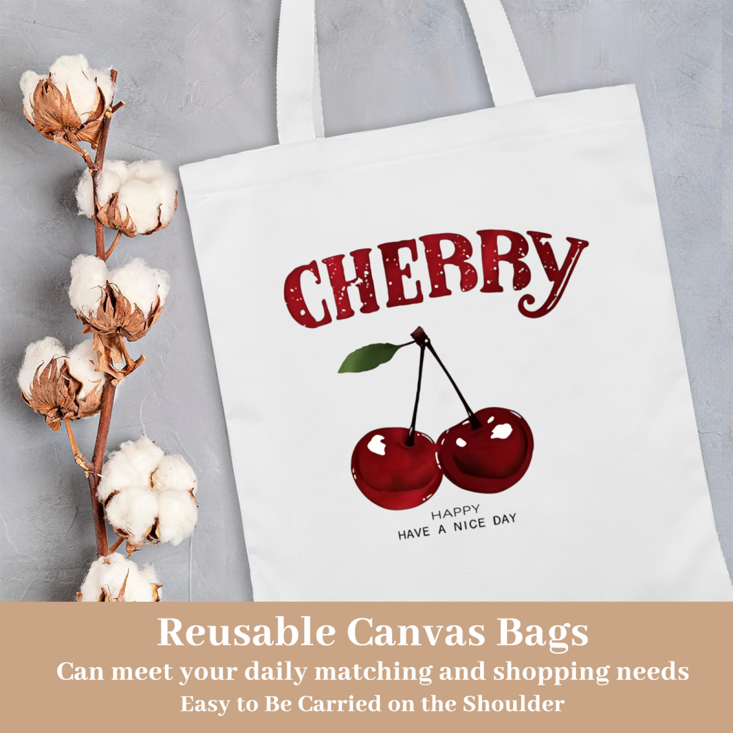 Medical Hexagon Icon Canvas Tote | Doctor Nurse Healthcare Worker Gift Shoulder Bag