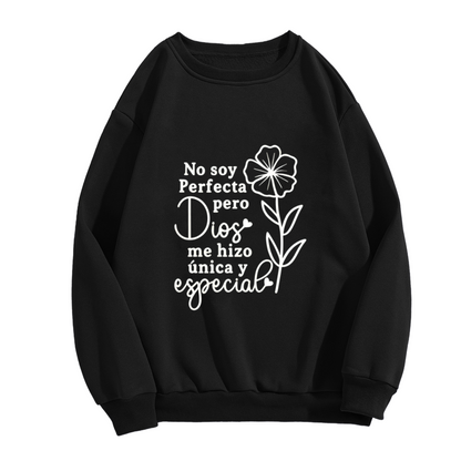 Spanish Inspirational Quote Faith Graphic Crewneck Sweatshirt