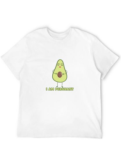 Funny Avocado Pregnancy T-Shirt - I AM PERGNANT Tee