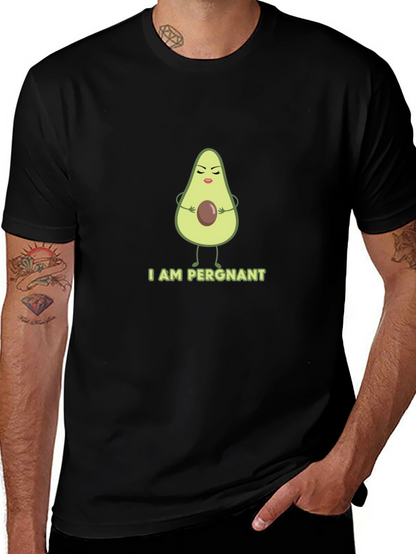 Funny Avocado Pregnancy T-Shirt - I AM PERGNANT Tee