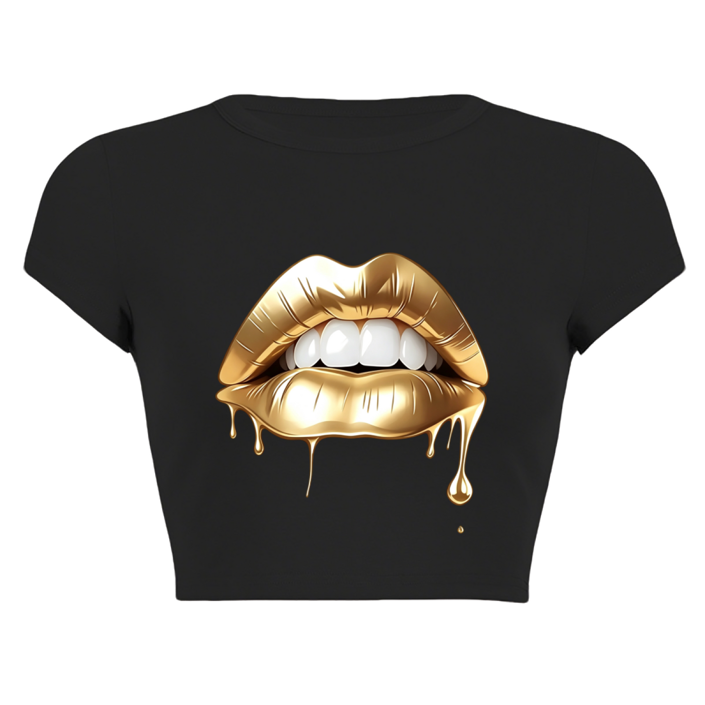 Sassy Ew, People Funny Statement Red Crop Tee