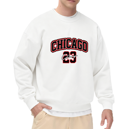 Chicago 23 Basketball Retro Varsity Crewneck Sweatshirt