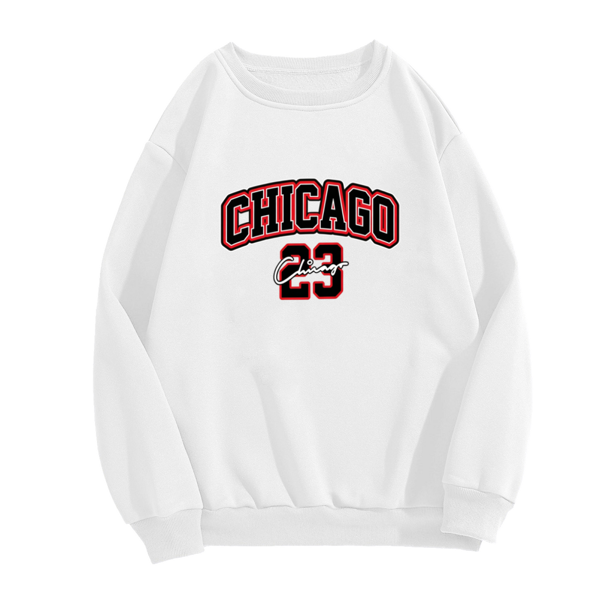 Chicago 23 Basketball Retro Varsity Crewneck Sweatshirt