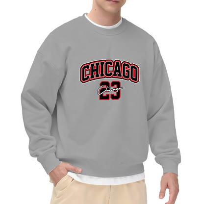 Chicago 23 Basketball Retro Varsity Crewneck Sweatshirt