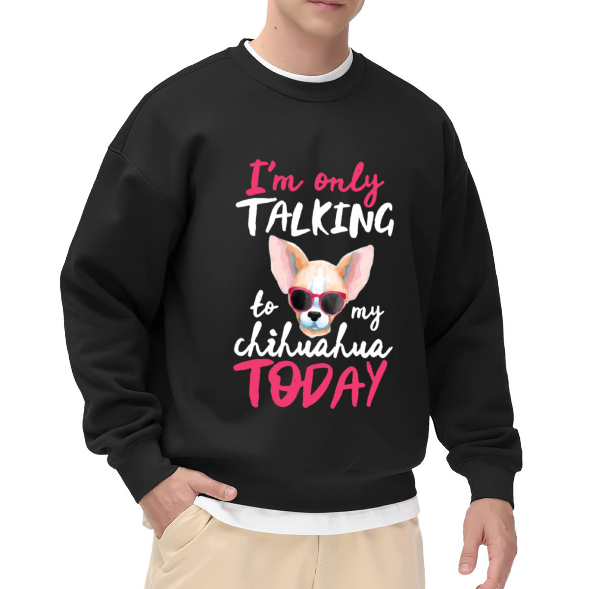 Juicy Cheeseburger Foodie Cartoon Graphic Crewneck Sweatshirt