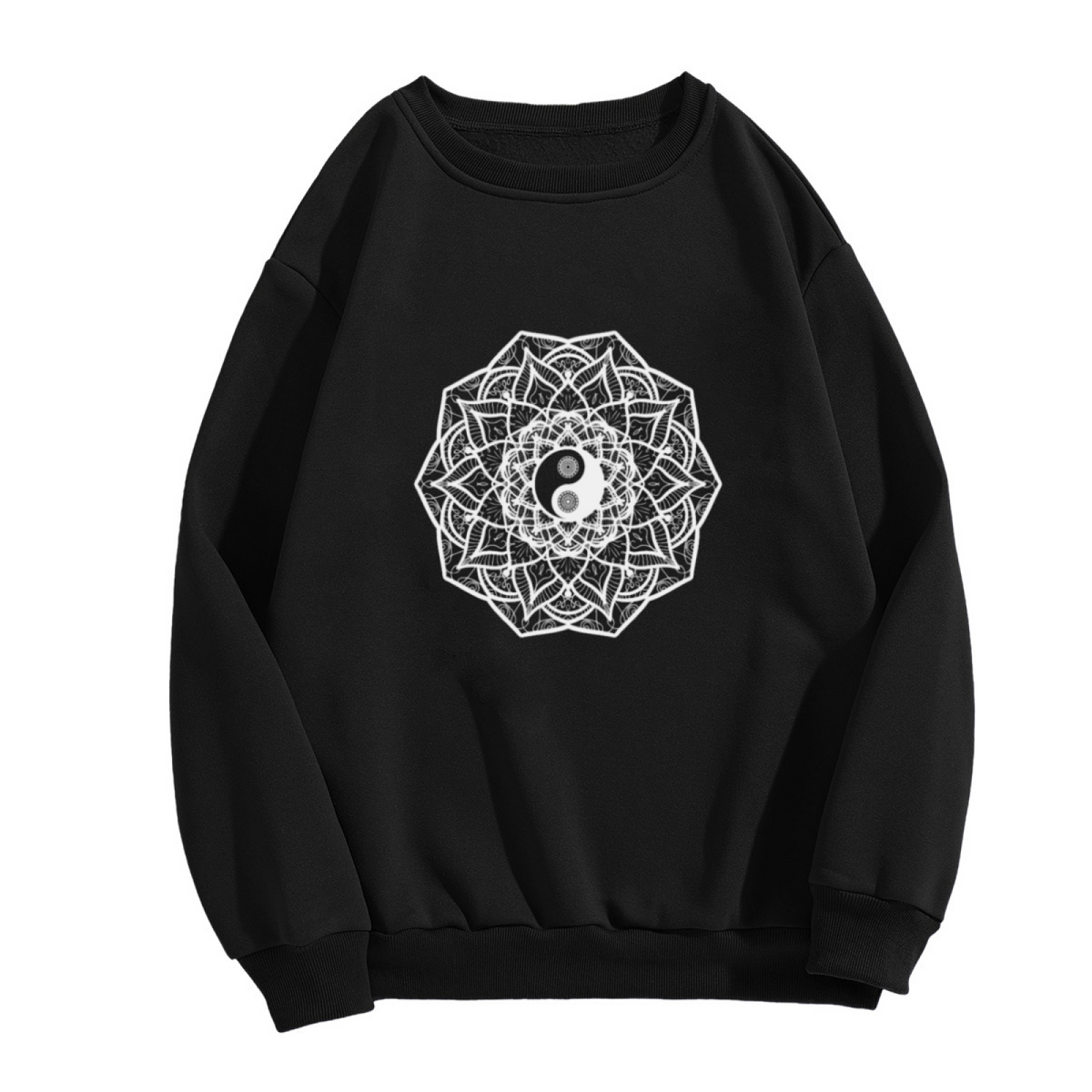 Retro Sunset Camping Adventure Mountain Graphic Crewneck Sweatshirt