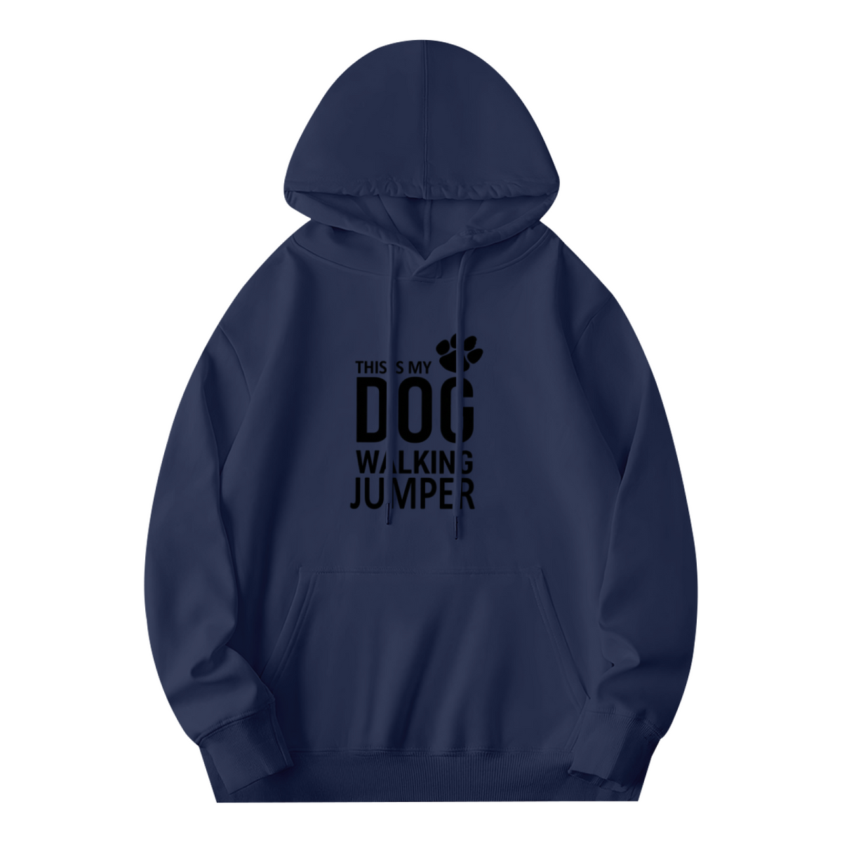 Dog Walking Theme Statement Graphic Hoodie