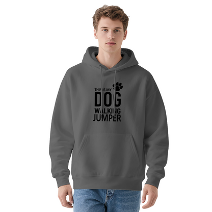Dog Walking Theme Statement Graphic Hoodie