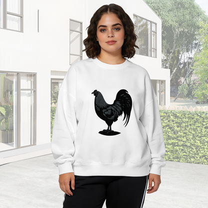The Firstfruit Cartoon Boy & Fruit Fun Graphic Crewneck Sweatshirt