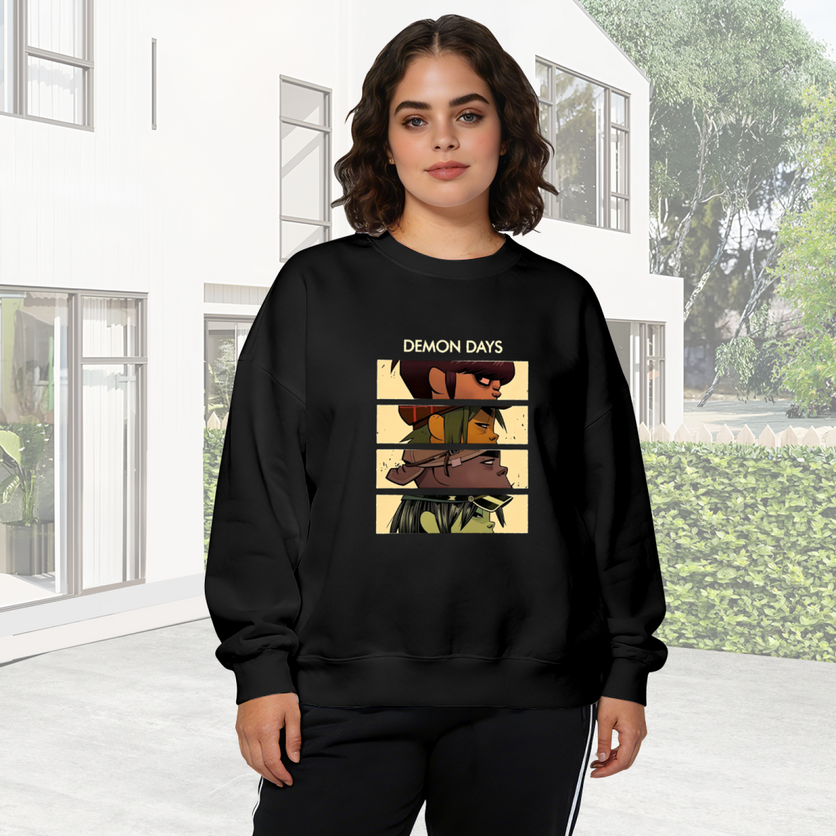 Vibrant Mexican Day Of The Dead Collage Crewneck Sweatshirt | Colorful Folk Art Top