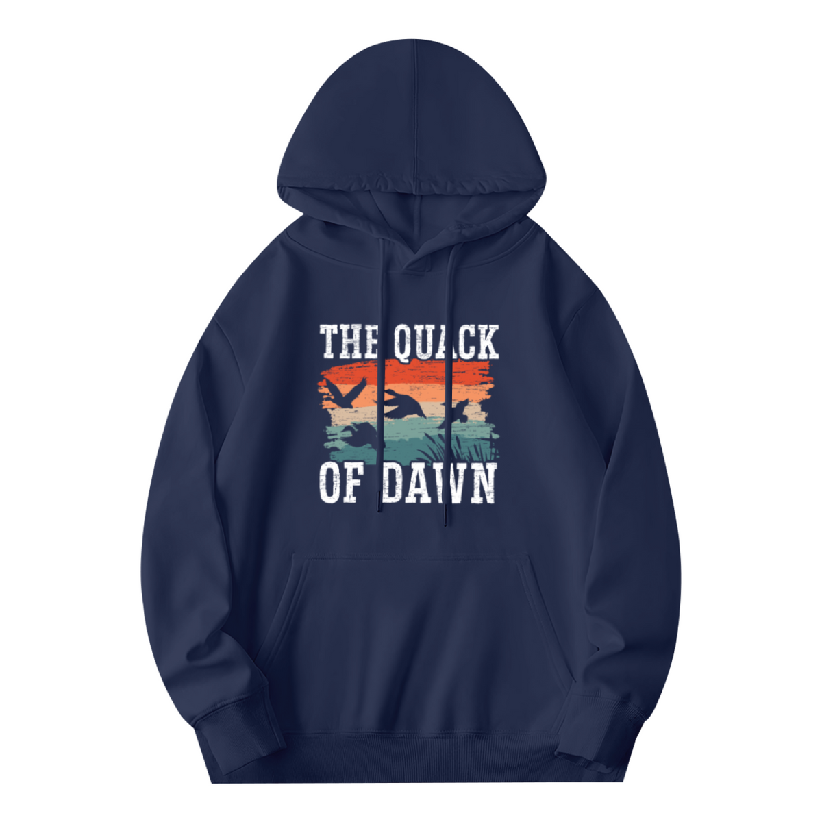 Vintage The Quack Of Dawn Duck Hunting Hoodie, Mens Comfort Outdoor Sweatshirt