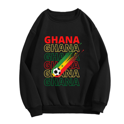 Ghana Black Stars National Football Pride Crewneck Sweatshirt