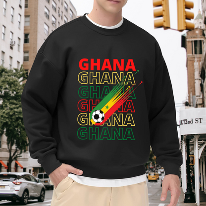 Ghana Black Stars National Football Pride Crewneck Sweatshirt