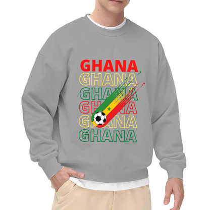 Ghana Black Stars National Football Pride Crewneck Sweatshirt