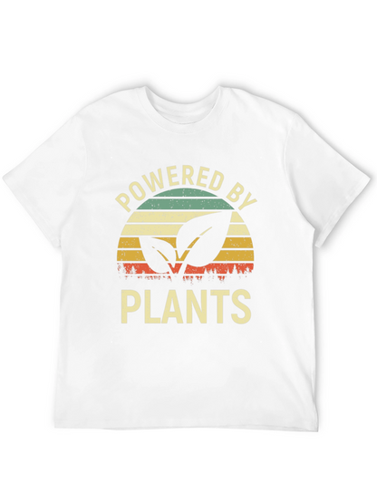 Powered by Plants Graphic Tee - Vegan Lifestyle Shirt