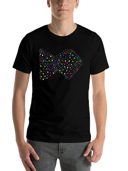 Starry Fish Graphic Black T-Shirt