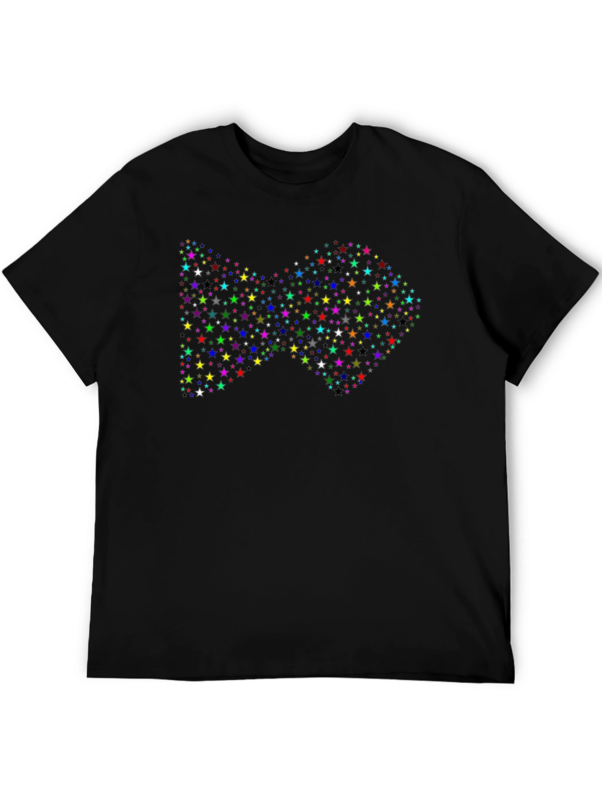 Starry Fish Graphic Black T-Shirt