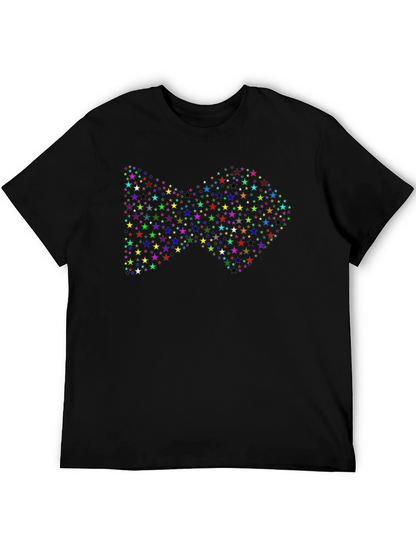 Starry Fish Graphic Black T-Shirt