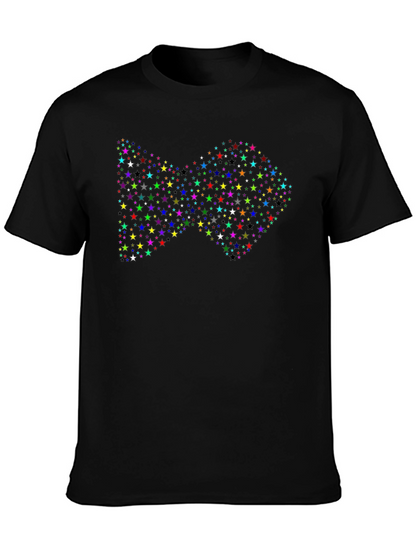Starry Fish Graphic Black T-Shirt