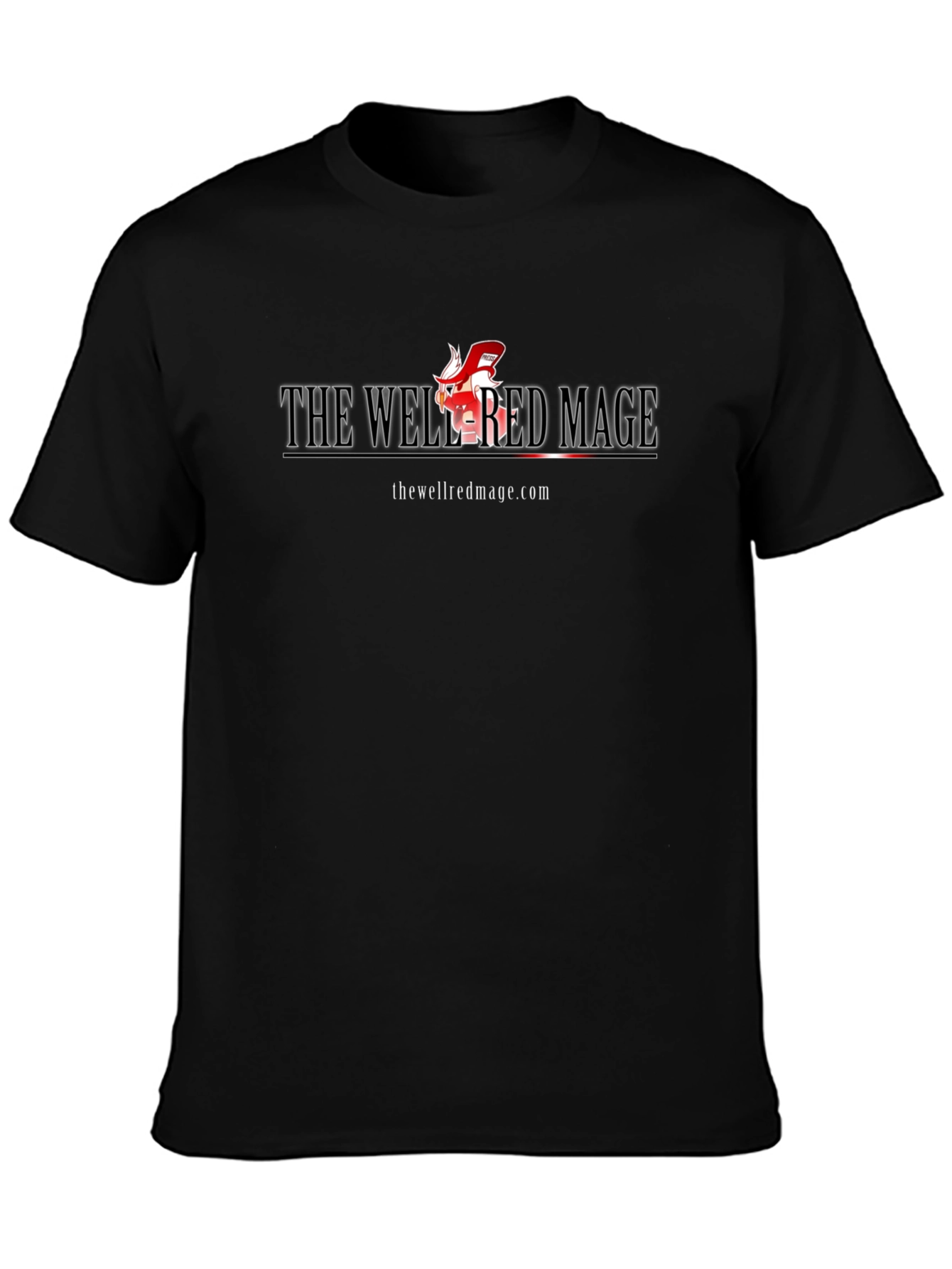 The Well-Read Mage Black T-Shirt