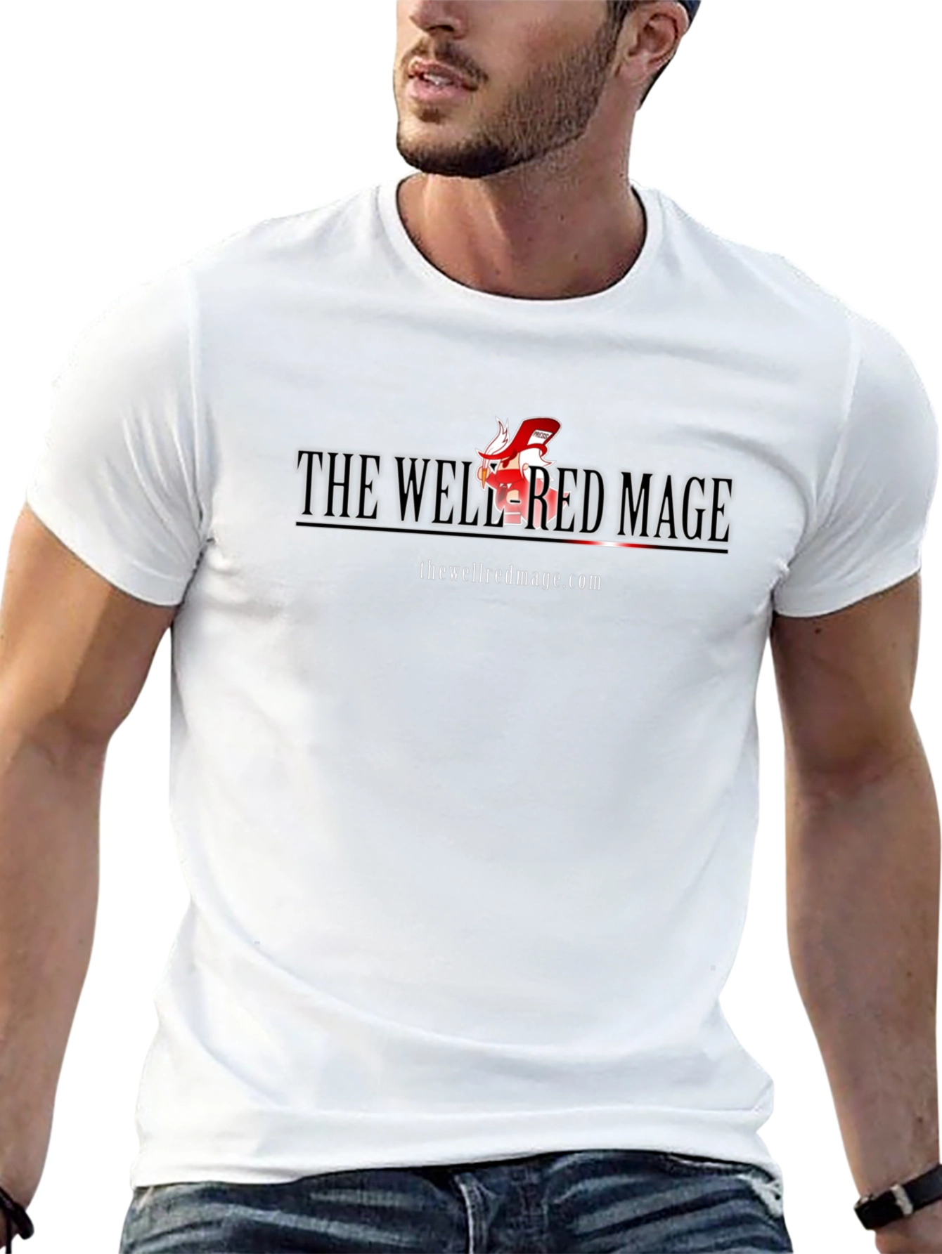 The Well-Read Mage Black T-Shirt