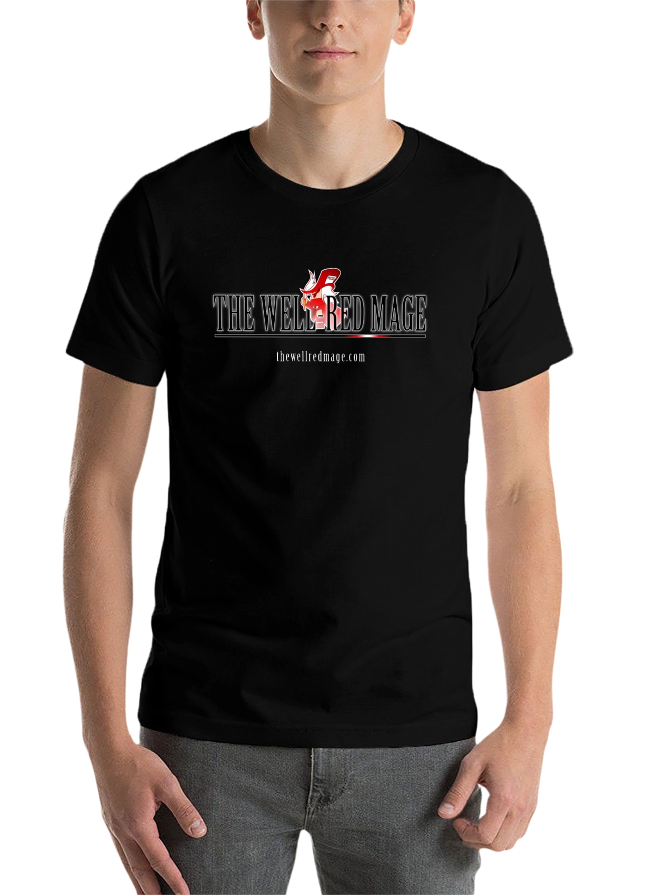 The Well-Read Mage Black T-Shirt