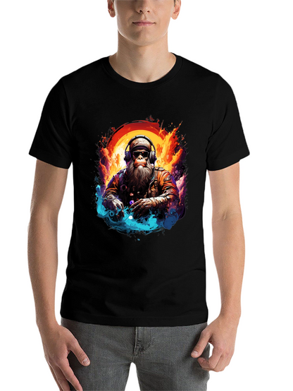 DJ Monkey Graphic Tee - Cool & Unique Design