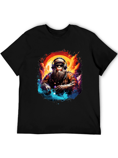 DJ Monkey Graphic Tee - Cool & Unique Design