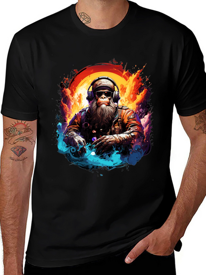 DJ Monkey Graphic Tee - Cool & Unique Design