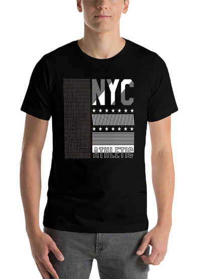 NYC Athletic Graphic Tee - Black