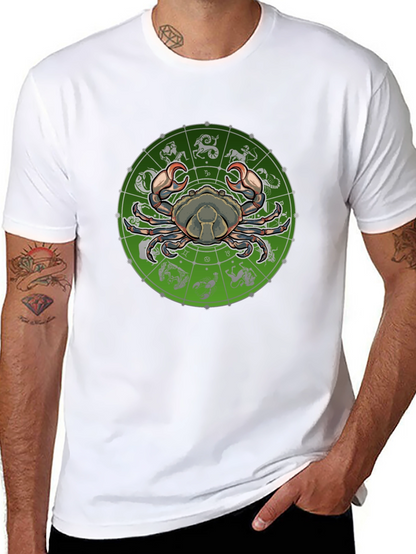 Cancer Zodiac Graphic Tee - Astrology T-Shirt