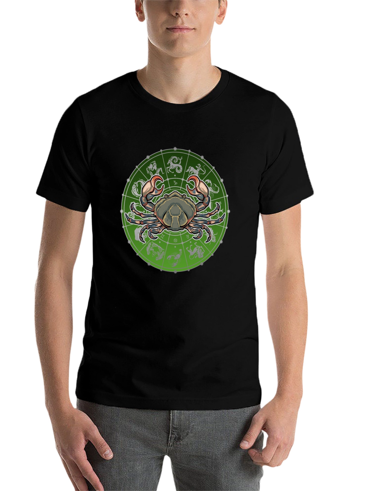 Cancer Zodiac Graphic Tee - Astrology T-Shirt